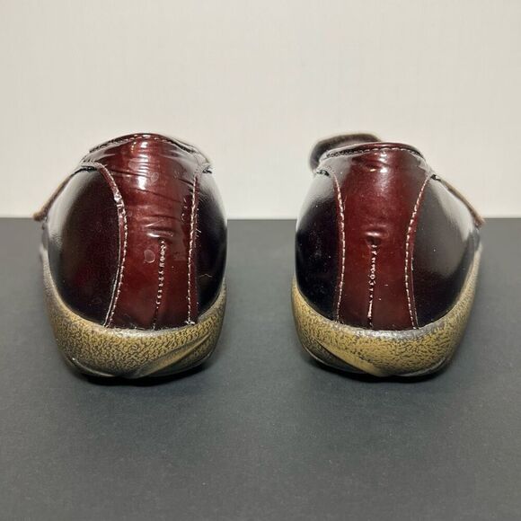 Womens NAOT Nau Mai Brown Patent Leather Slip On Loafers / Size 6 - EU 37 - Picture 4 of 8